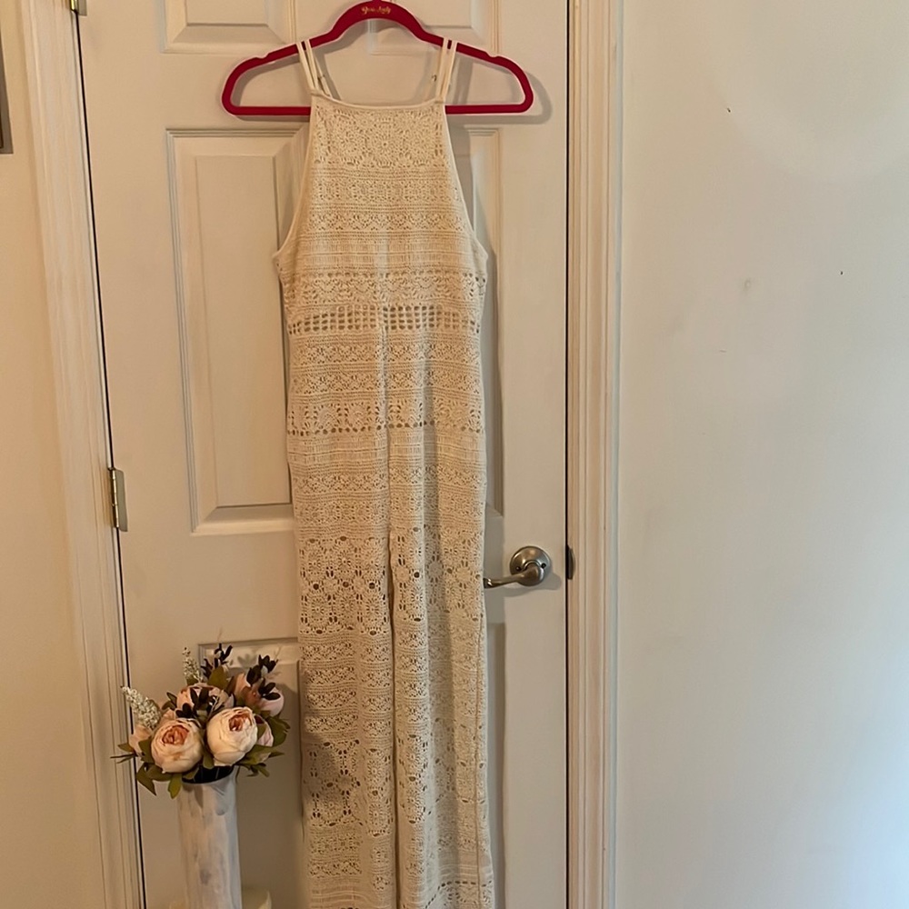Free people crochet jumpsuit-new without tags